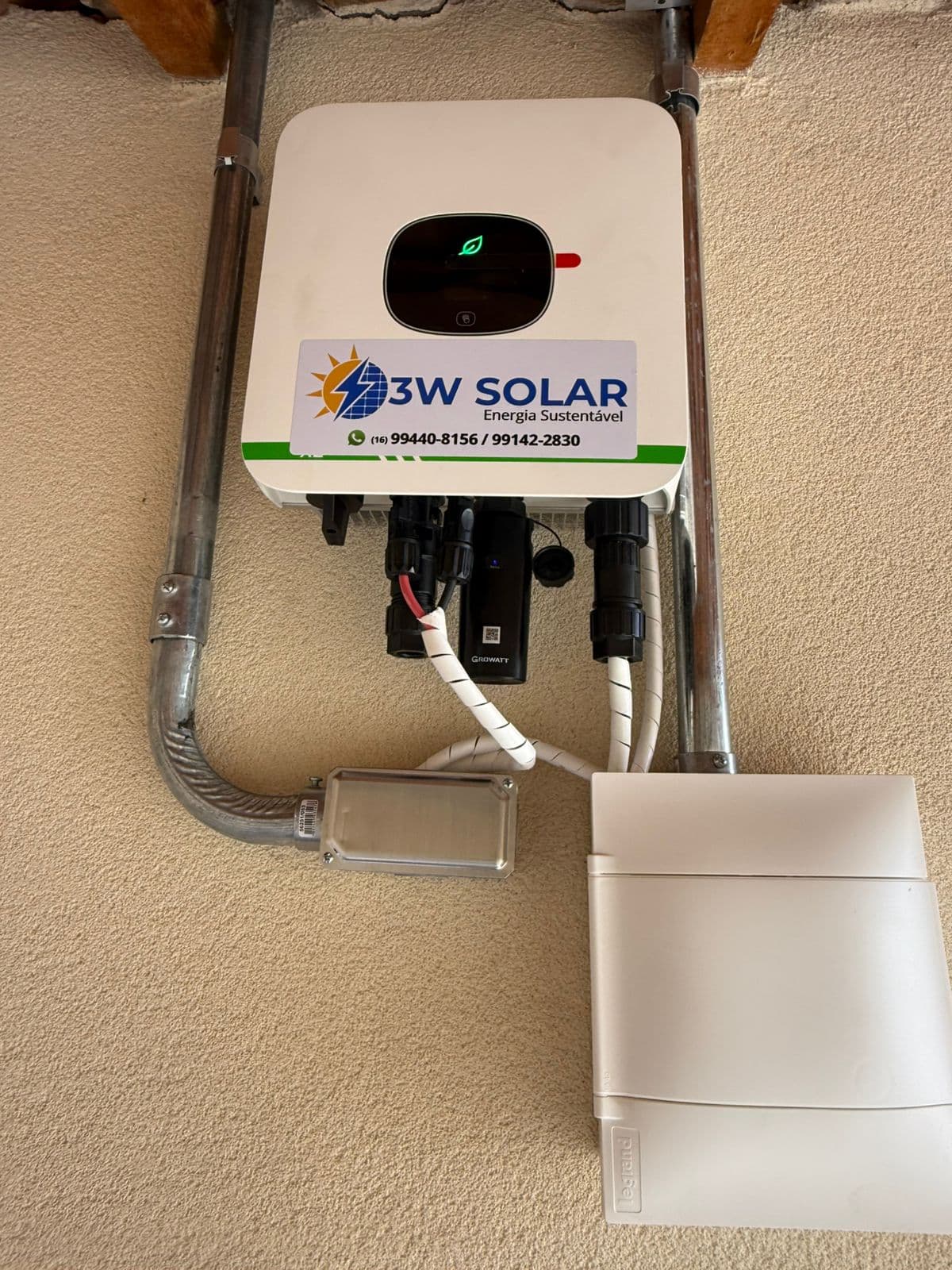 Instalação Solar 3W 6
